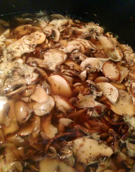 mushroomsoupcooking